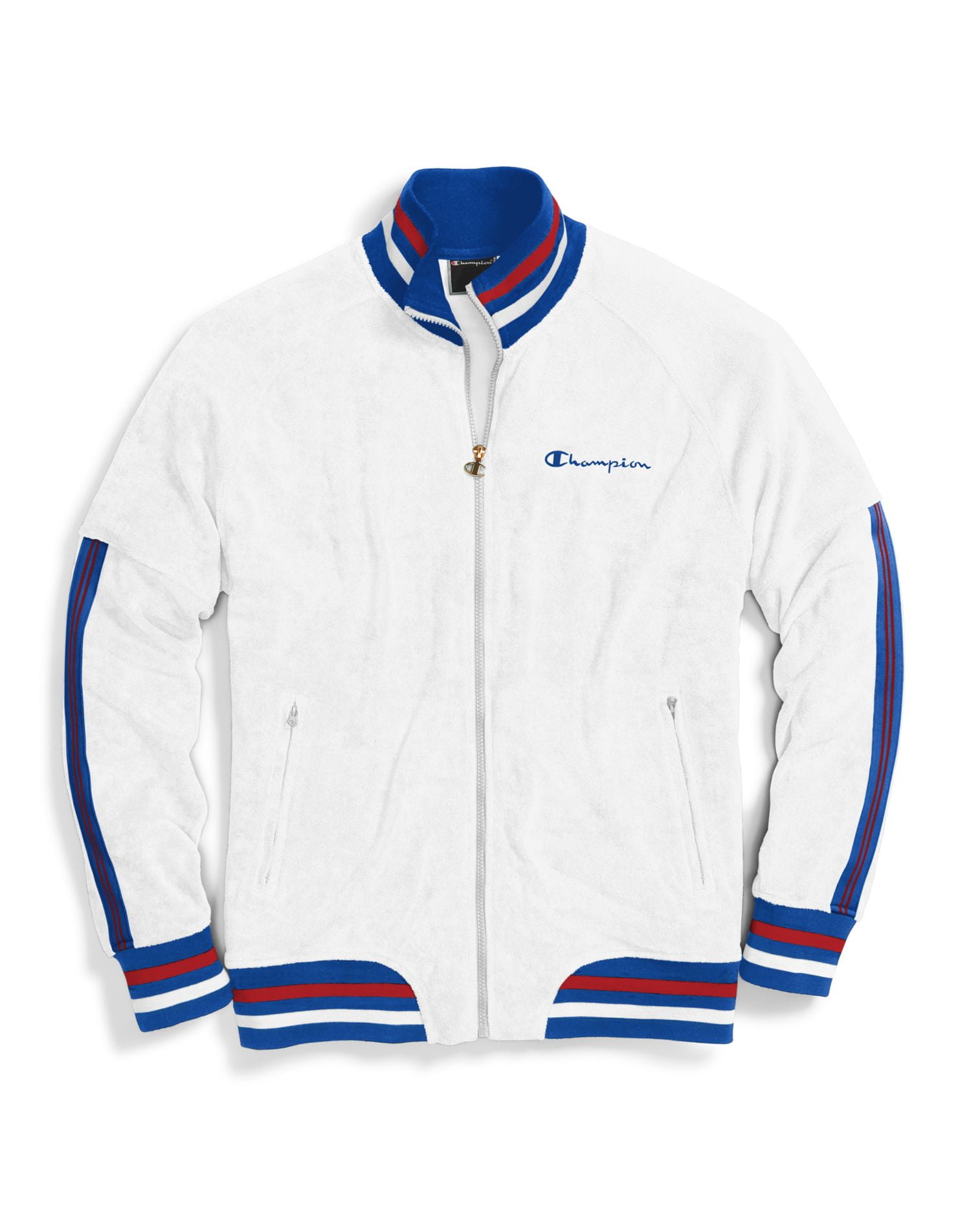 Champion life men's terry warm up jacket sales