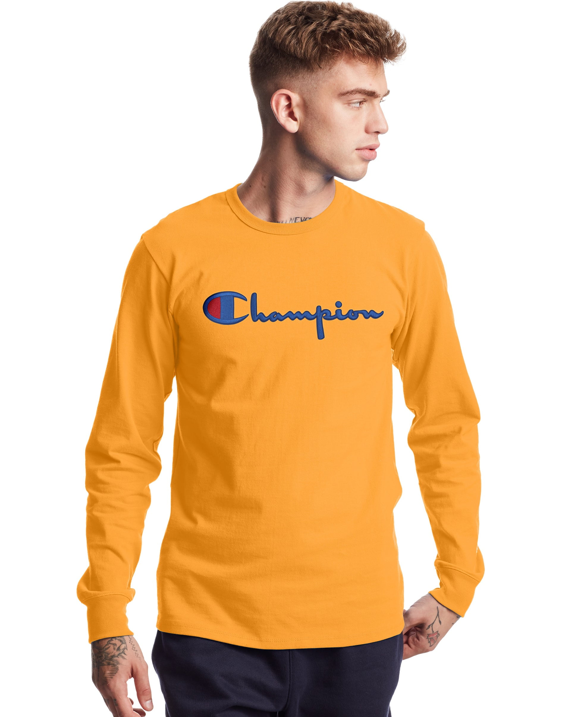 Champion life men's heritage long sleeve tee hot sale