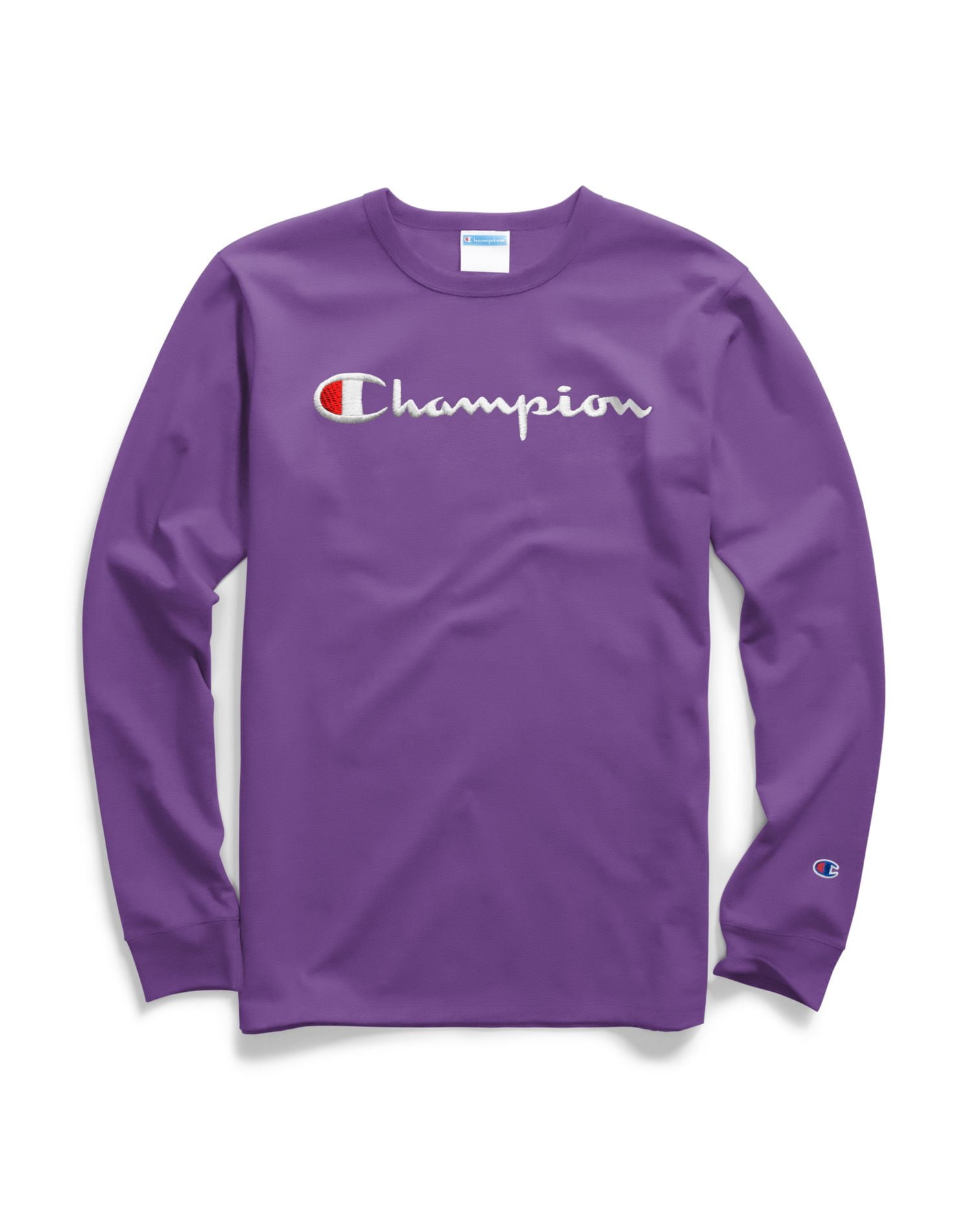 Purple champion shirt sales long sleeve