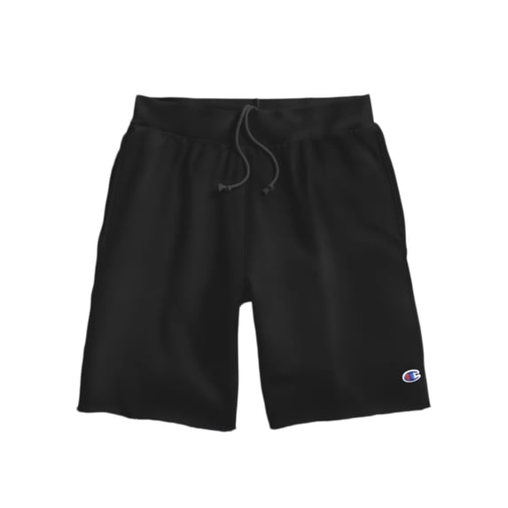 Champion Life Mens Reverse Weave Cut-Off Shorts, XXL, Black