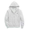 thumbnail image 1 of Champion Life Mens Reverse Weave Full Zip Jacket, XS, 6145 Silver Grey, 1 of 4