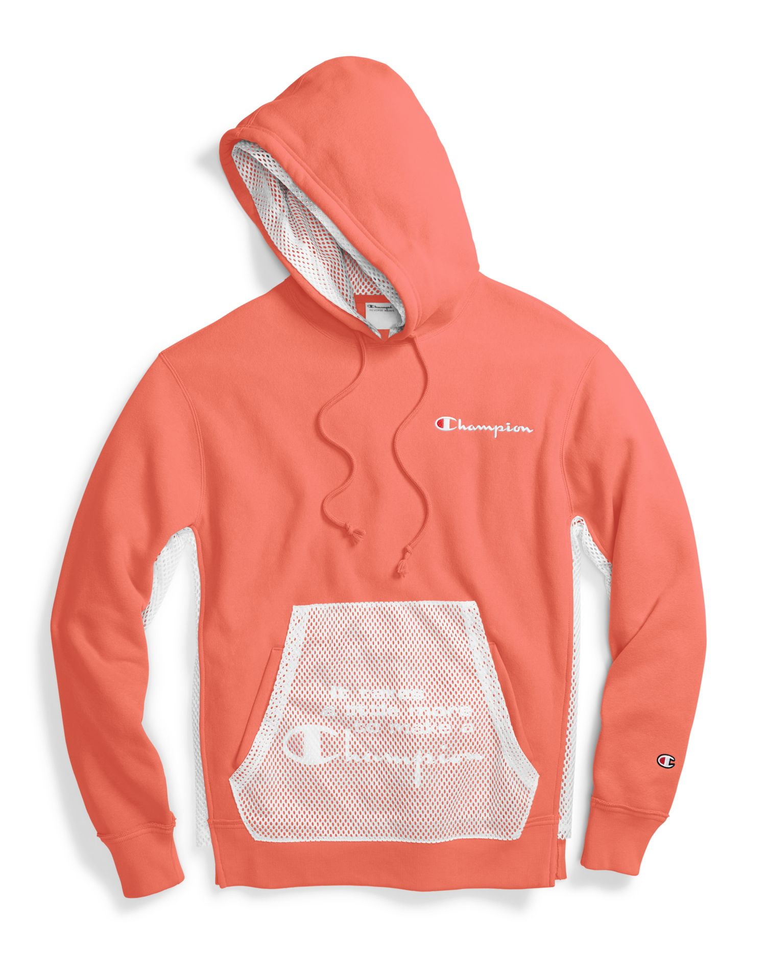 Champion reverse weave hoodie groovy papaya outlet