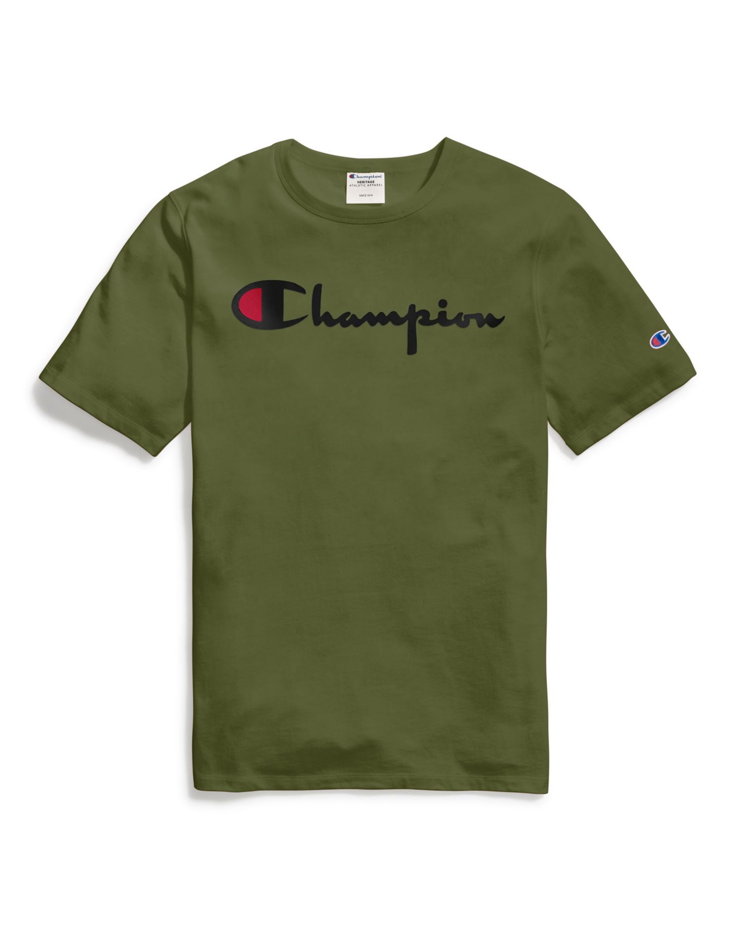 Olive champion sale shirt