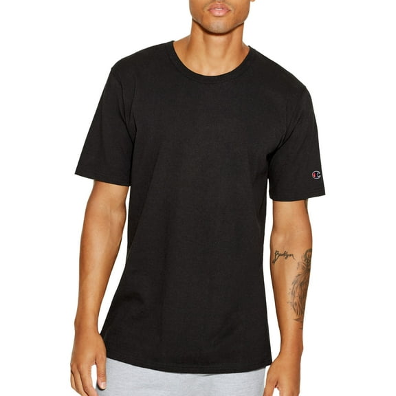 Champion Life Mens Short-Sleeve Tee, M, Black