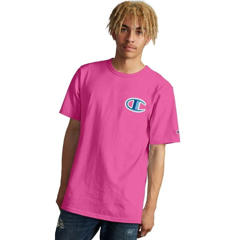 Champion t shirt mens pink sale