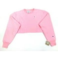 thumbnail image 1 of Champion Life Women's Crop Top Sweatshirt Reverse Weave Cut Off Long Sleeve, 1 of 4