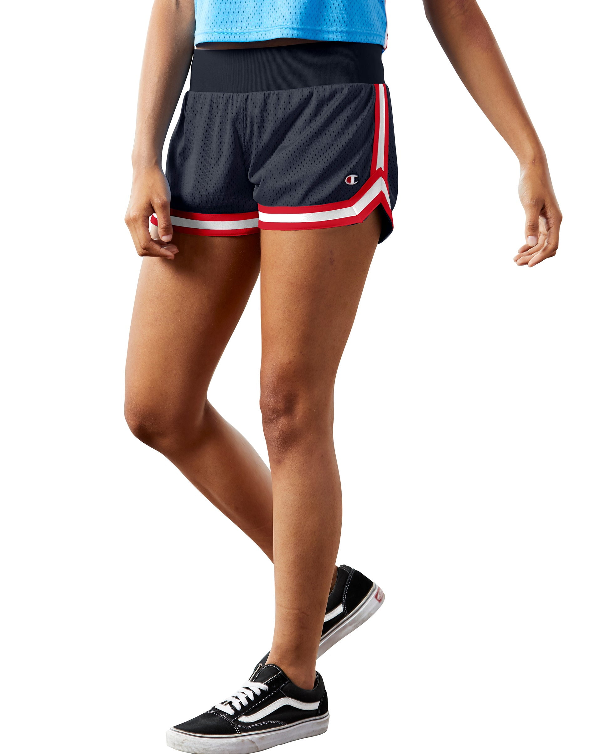 Champion Life Women s Mesh Notch Shorts Walmart