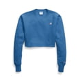 thumbnail image 1 of Champion Life Womens Reverse Weave Cropped Cut Off Crew-Mens Fit, S, Blue Jay, 1 of 4