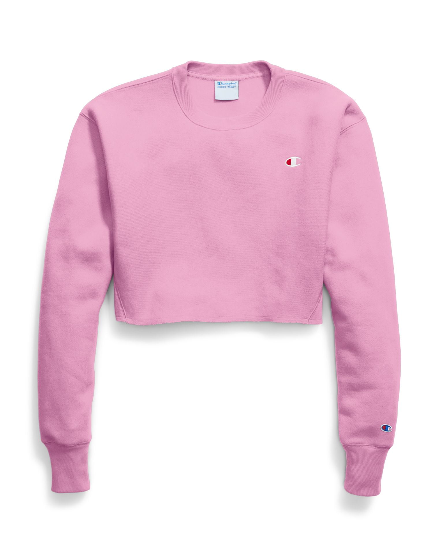 Crop top cheap champion sweatshirt
