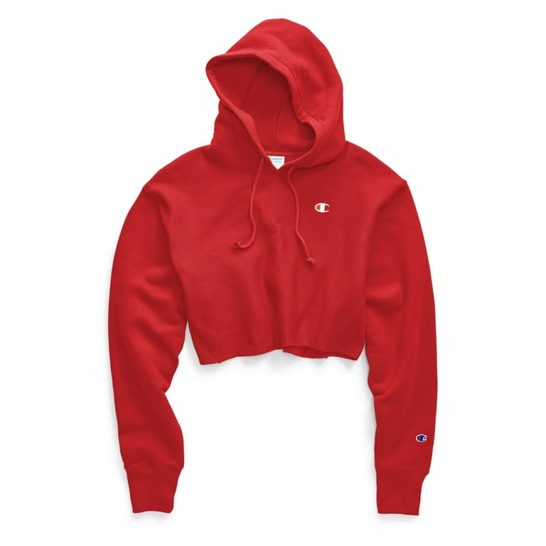 Champion Life Womens Reverse Weave Cropped Cut Off Pullover Hoodie 2XL Walmart