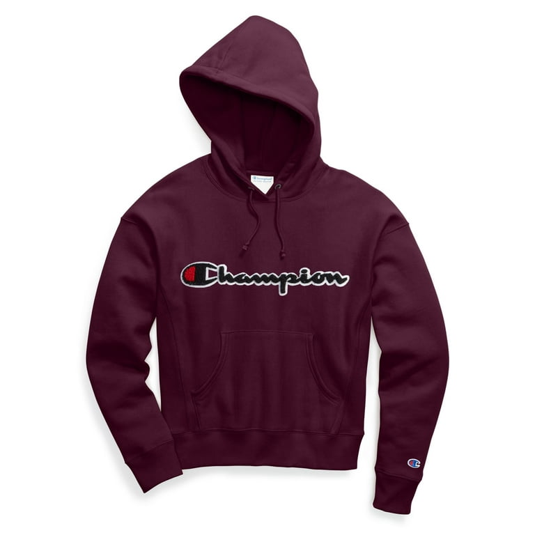 Champion reverse weave dark clearance berry hoodie