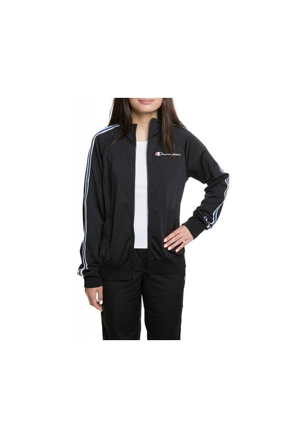 Life Womens Track Jackets Size XS, Color: Black