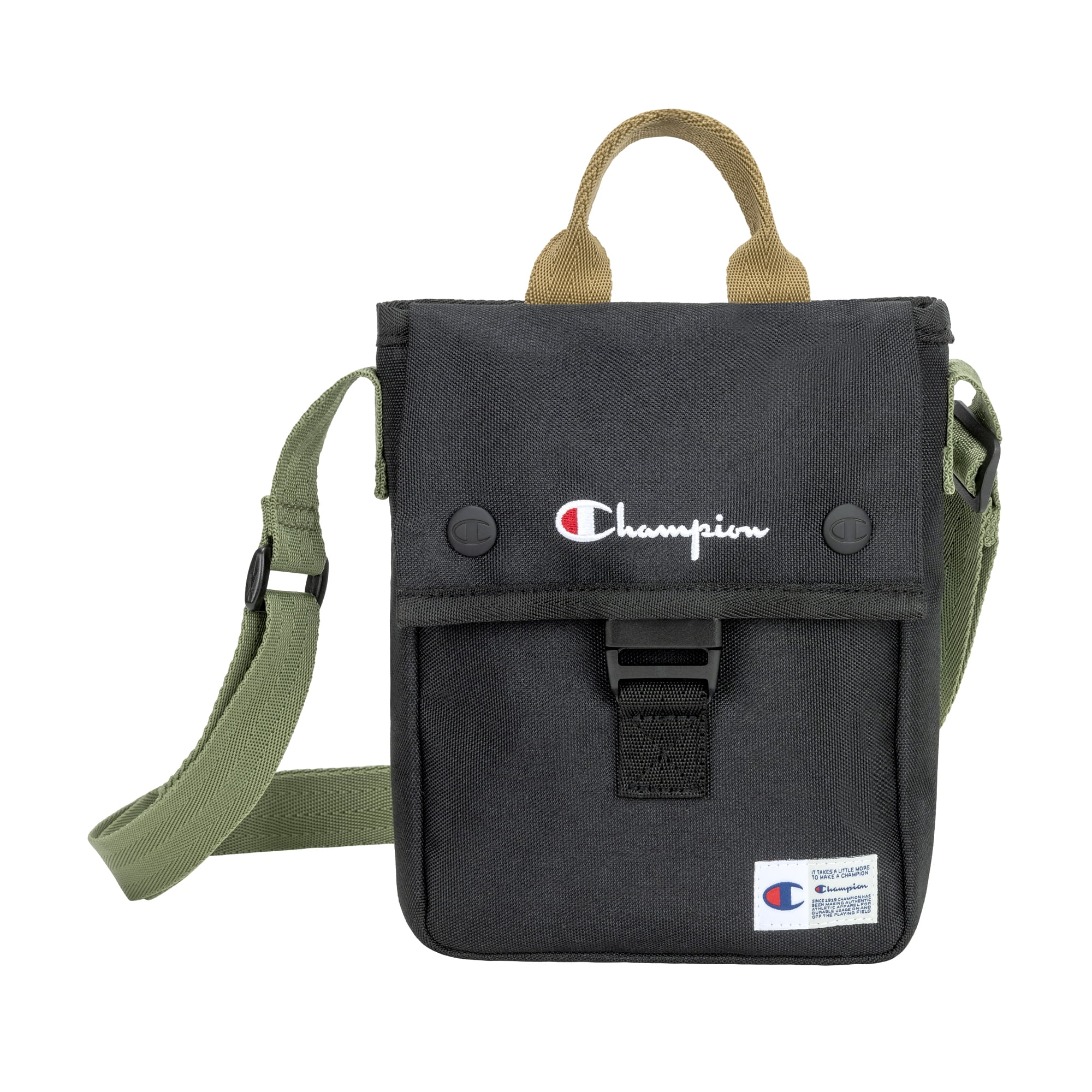 Champion Lifeline Crossbody Shoulder Bag Black/Multi - Walmart.com