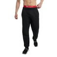thumbnail image 1 of Champion, Lightweight Lounge, Jersey Knit Casual Pants for Men (Reg. or Big, Black C Patch Logo, XX-Large Tall, 1 of 7