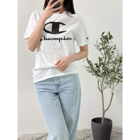 Champion Lightweight Short Sleeve Tee White GT353 586SKA 045