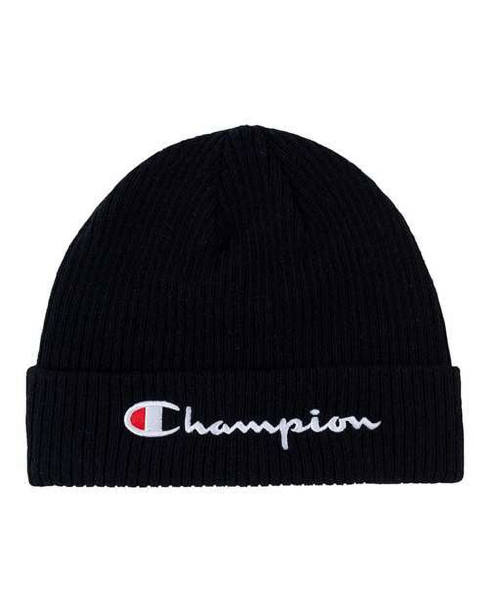 Champion Limited Edition Pivot Cuffed Beanie, Black One Size