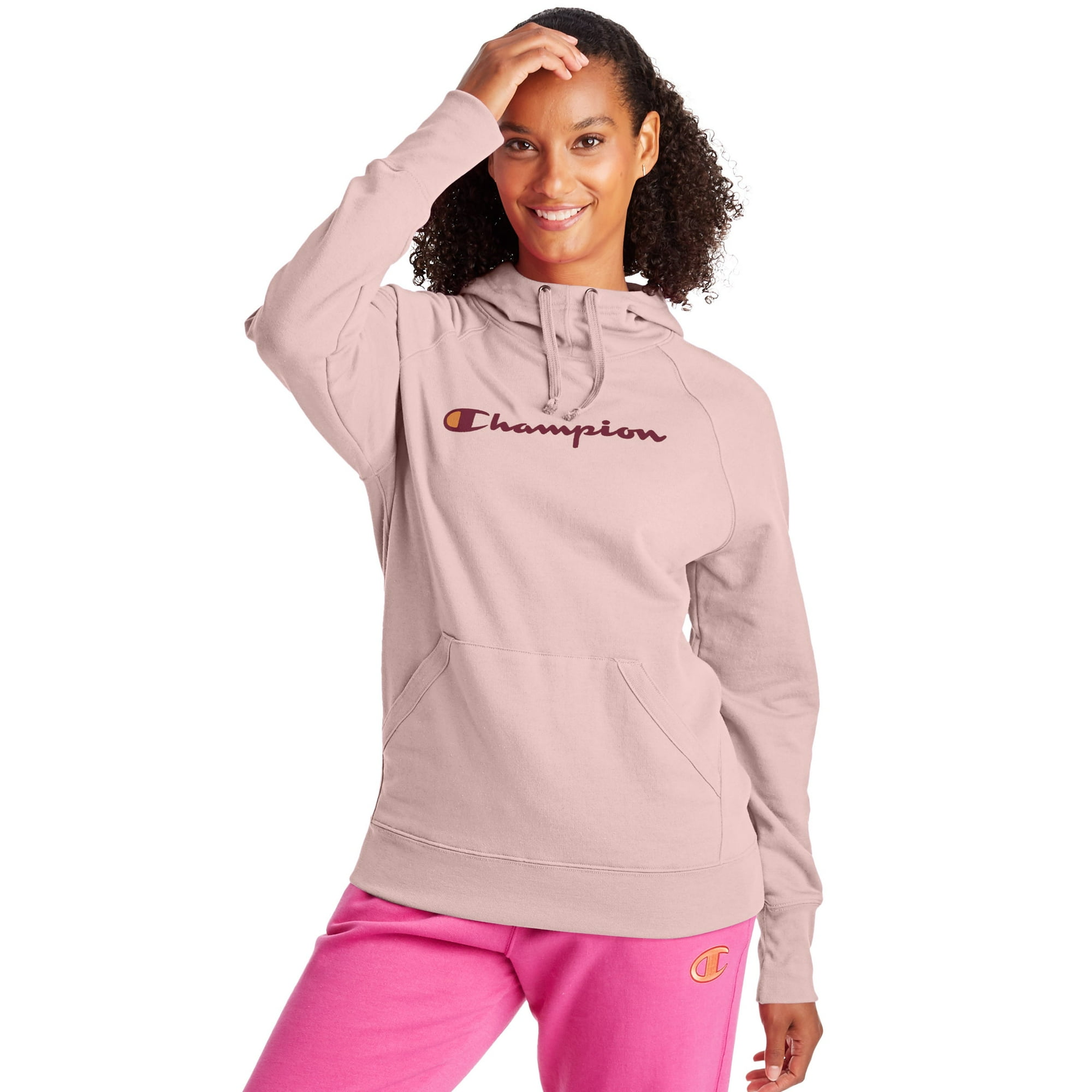 Champion Long Sleeve Graphic Hoodie (Women's) - Walmart.com