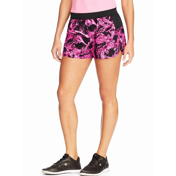 Champion Women's Sport 5 Pinksicle Splish Splash/Black Shorts, Sz. Small