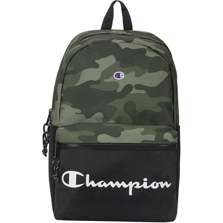 Champion Manuscript Backpack One Size Green Grid Camo