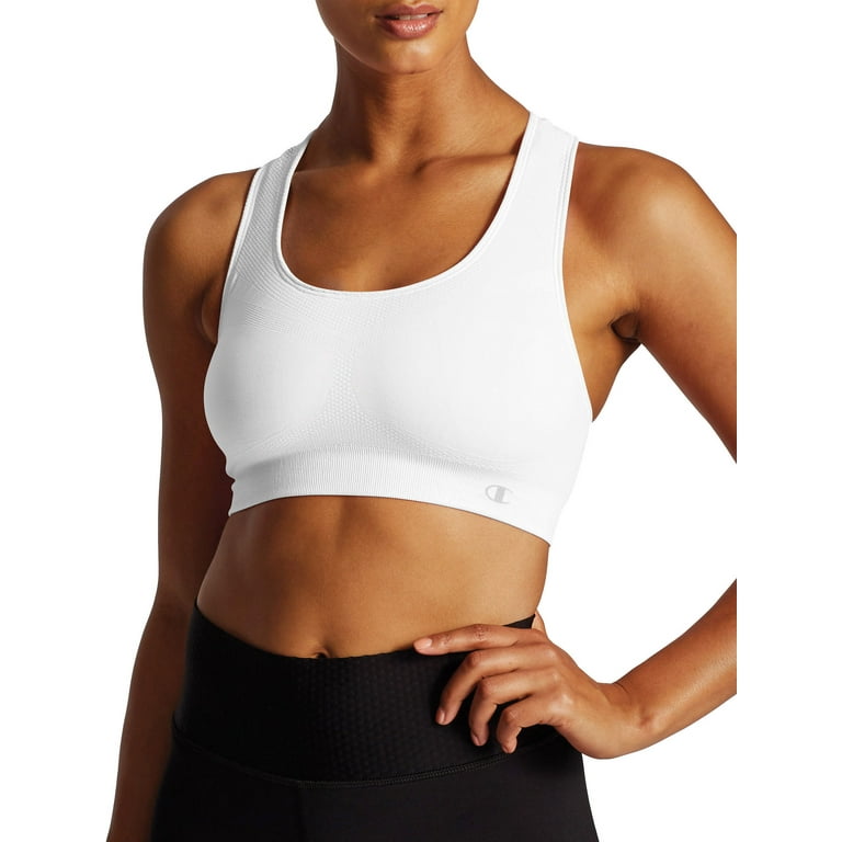 Champion 2900 Freedom Seamless Wire Sports Bra Small Black for sale online