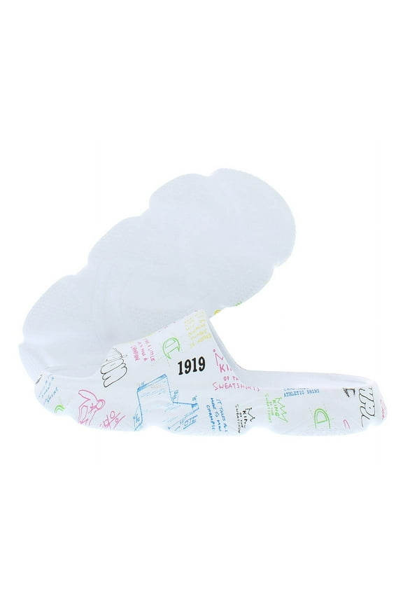 Meloso Squish Sl Doodle Slide Ps Boys Shoes Size 13, Color: White/Multi Colored