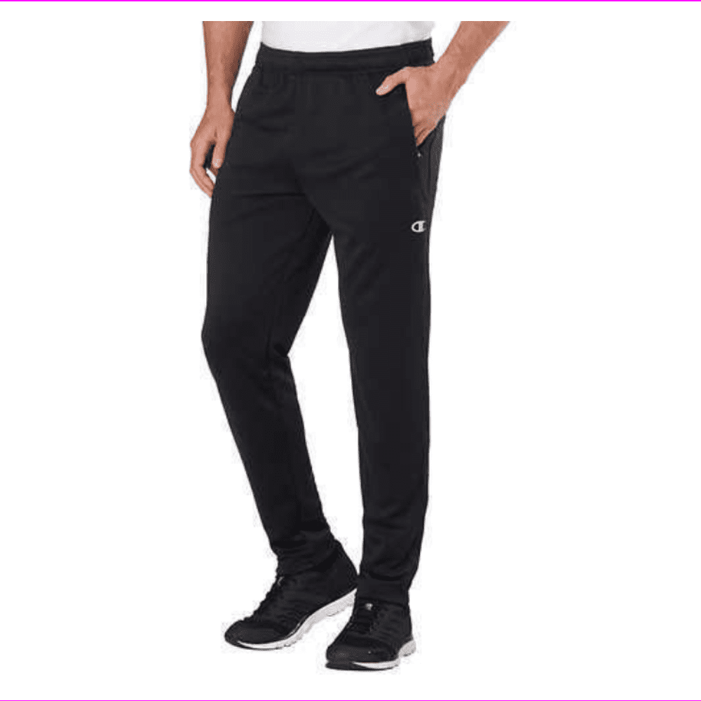 Champion Men Authentic Zippers on lower leg Athletic Apparel Training