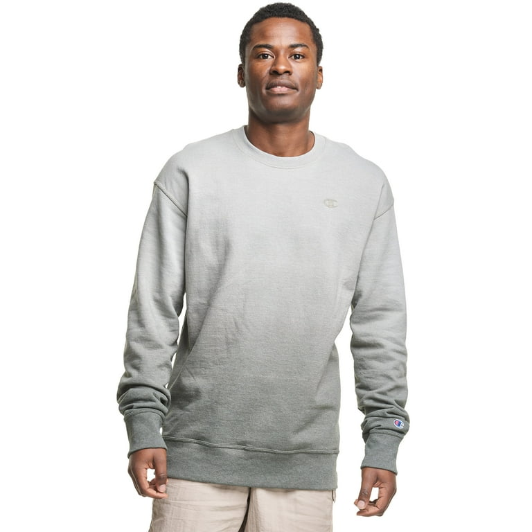 Champion sweater grey outlet crew neck and shoulders