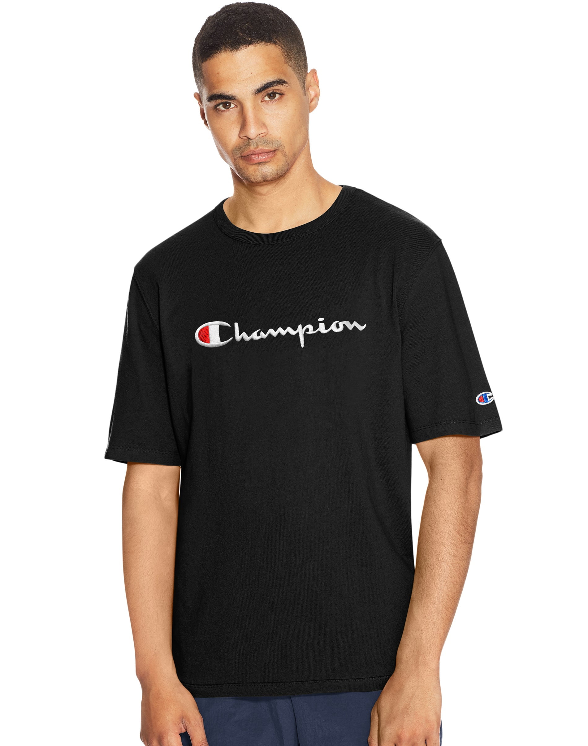 Champion Crewneck T-Shirts Men Short Sleeve