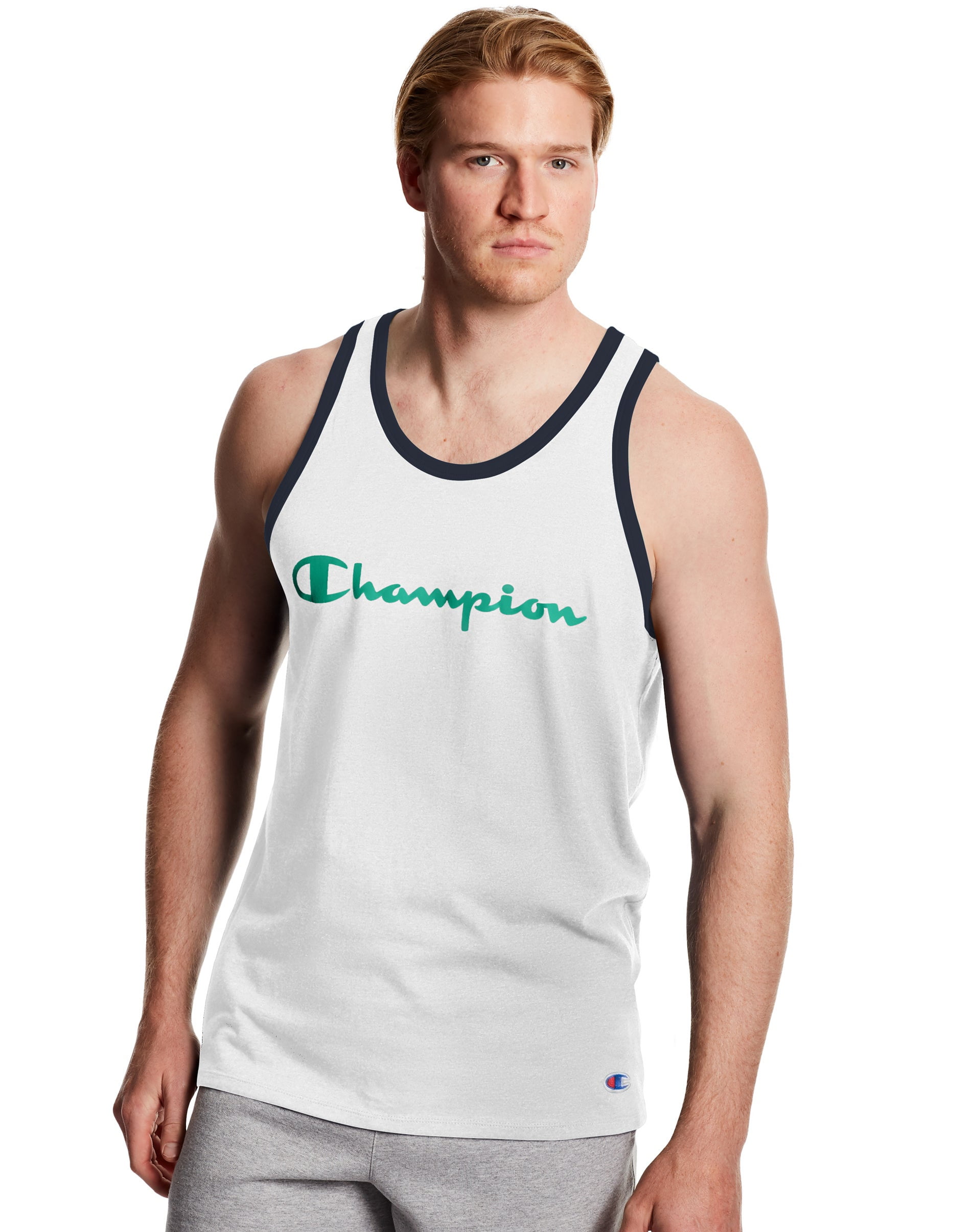 Champion Men Scoop Neck Tanks athletic shirts