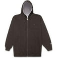 thumbnail image 1 of Champion Men Zip Up Hoodie, Big and Tall Fleece Jacket Men, Perfect Zip Hoodie Charcoal Heather, 1 of 7