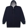 thumbnail image 1 of Champion Men Zip Up Hoodie, Big and Tall Fleece Jacket Men, Perfect Zip Hoodie Navy, 1 of 7