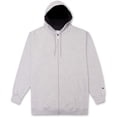 thumbnail image 1 of Champion Men Zip Up Hoodie, Big and Tall Fleece Jacket Men, Perfect Zip Hoodie Heather Grey, 1 of 7