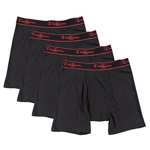Champion Men's Underwear Boxer Briefs Pack, Moisture-Wicking