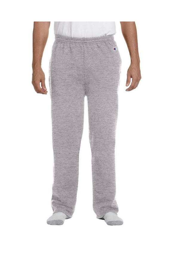 Men's 9 oz Double Dry Eco® Open-Bottom Fleece Pant with Pockets - P800