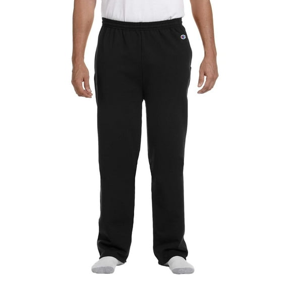 Champion Men's 9 oz Double Dry Eco® Open-Bottom Fleece Pant with Pockets - P800