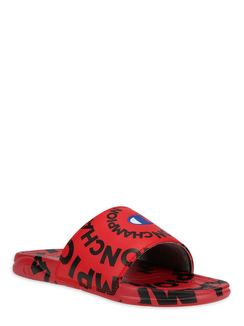 Red Champion All Over Slides Boy main image 2