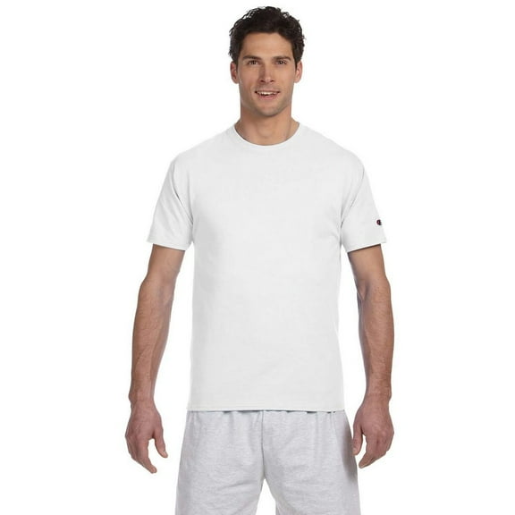 Champion Men's Athletic Wear T425 Short Sleeve Workout Gym T Shirt White XL