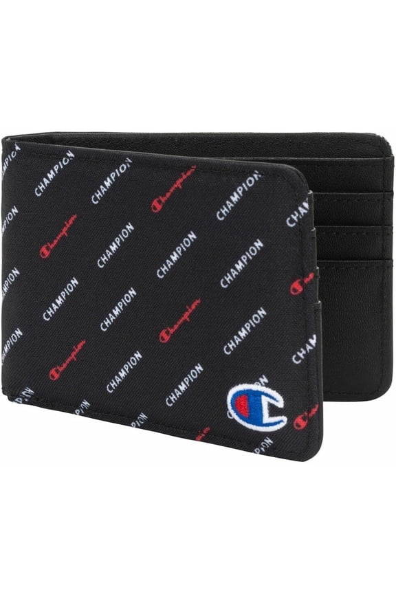 Men's Athletics Asher Bifold Wallet Black White