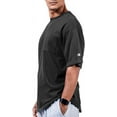 thumbnail image 1 of Champion Men's Big & Tall Classic Cotton Jersey Pocket T-Shirt, Black, Size XLT, 1 of 4