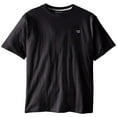 thumbnail image 1 of Champion Men's Big-Tall Crew Neck Jersey T-Shirt, Black, 4X, 1 of 1