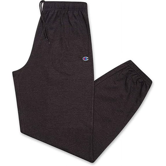 Champion Mens Big and Tall Closed Bottom Jersey Pant with Left Hip C Logo