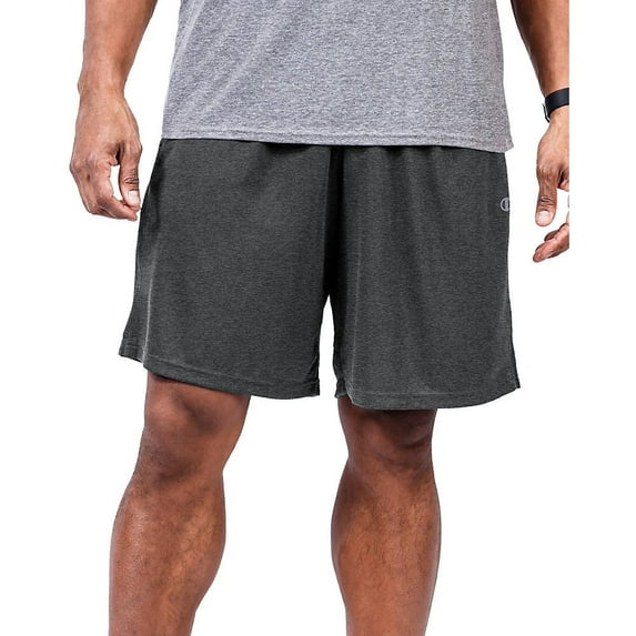 Champion Men's Big-Tall Jersey Shorts, Charcoal Heather, 3X
