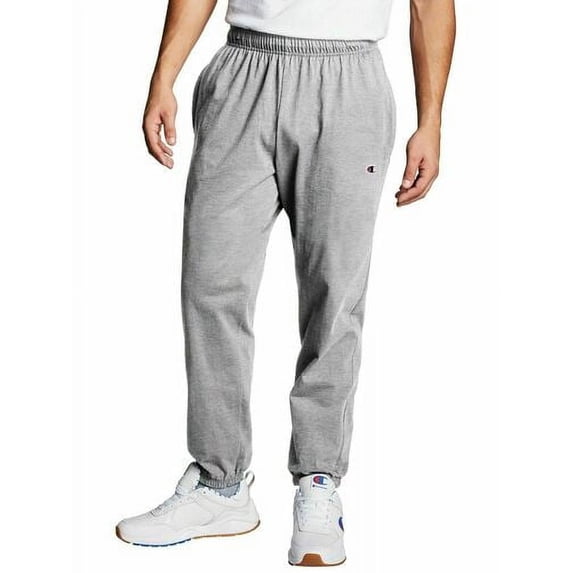 Champion Men's Big & Tall Powerblend Fleece Elastic Bottom Pants, up to Size 6XL