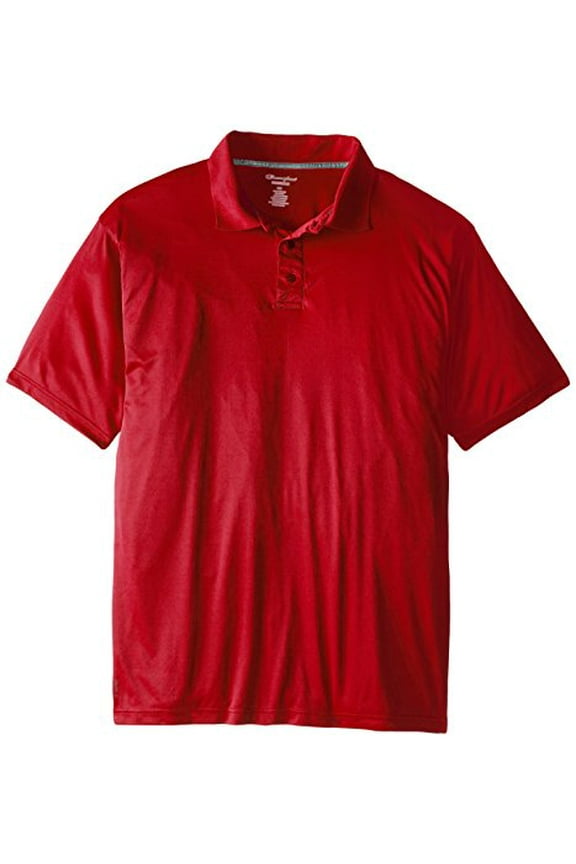Men's Big-Tall Powertrain Solid Polo Shirt, Cardinal Red, 4X