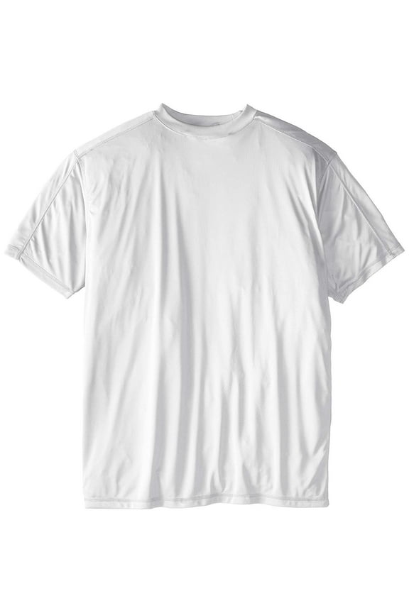 Men's Big-Tall Powertrain Solid T-Shirt, White, 2X/Tall