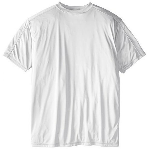 Champion Men's Big-Tall Powertrain Solid T-Shirt, White, 4X
