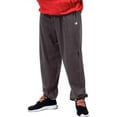 thumbnail image 1 of Champion Men's Big and Tall Fleece 2-Pocket Closed Bottom Pants, Charcoal Heather, Size XLT, 1 of 3