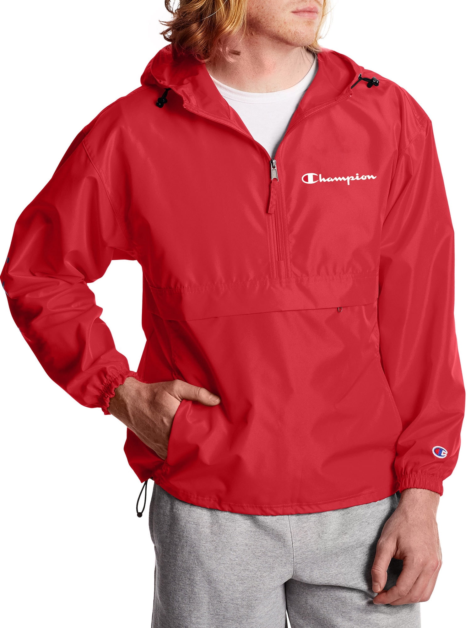 Champion Mens Big and Tall Packable Lightweight Anorak Jacket : :  Clothing, Shoes & Accessories