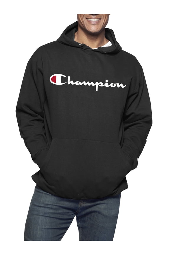 Men's Big and Tall Powerblend Graphic Fleece Pullover Hoodie, up to Size 6XL