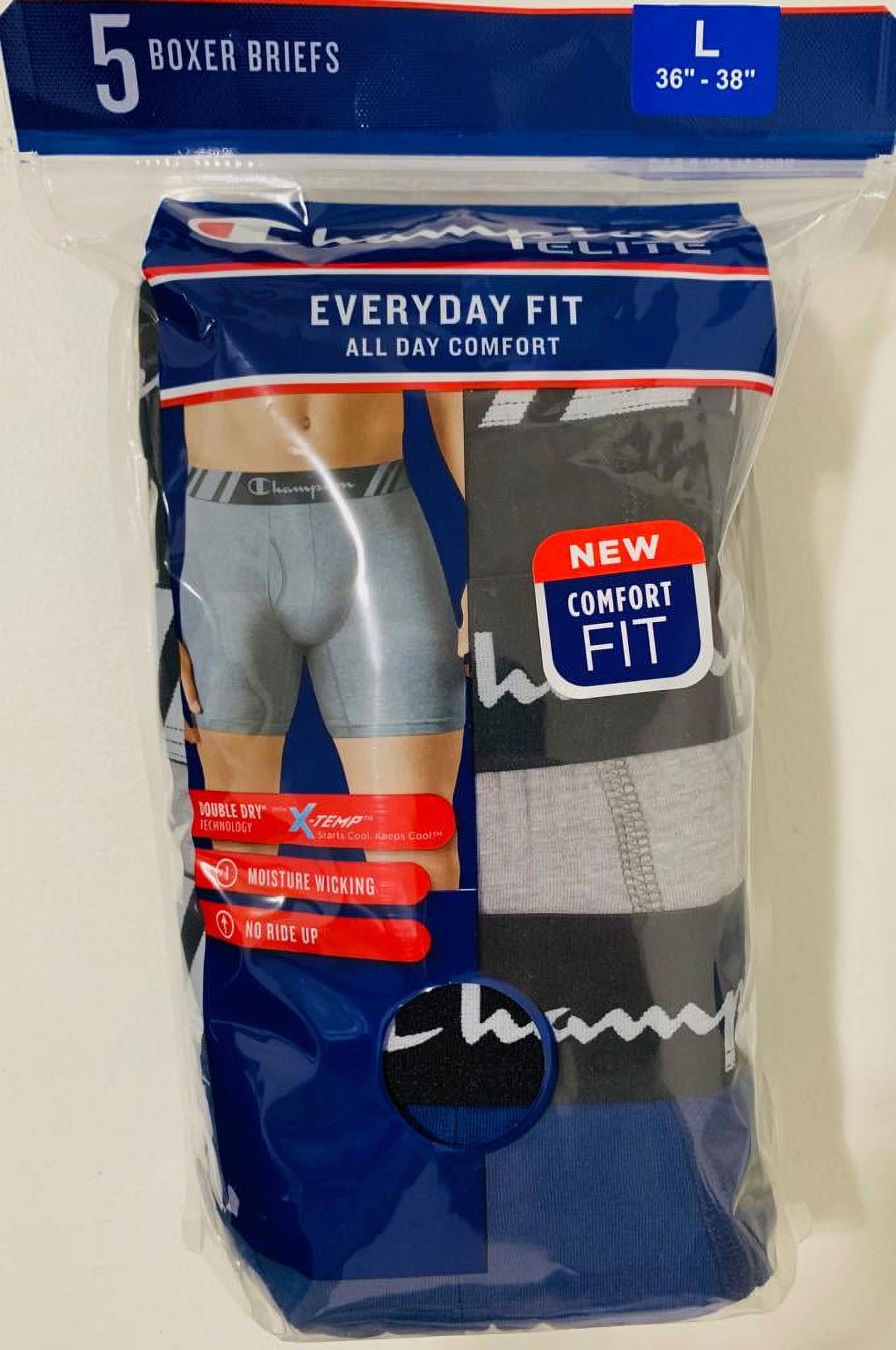 Champion men's 6 pack store smart temp boxer brief